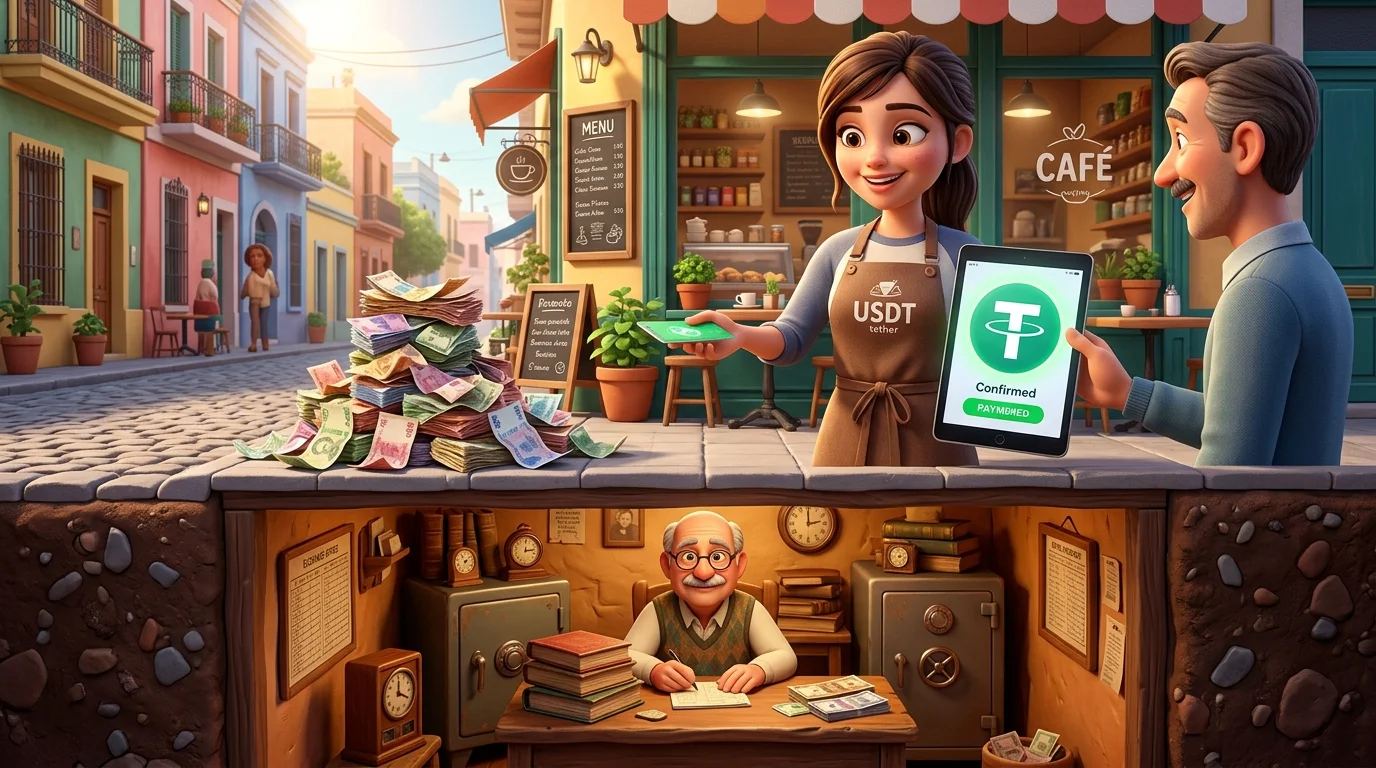 Surviving 200% Inflation: The Secret 'Cuevas' of Buenos Aires & Crypto's Hyper-Dollarization