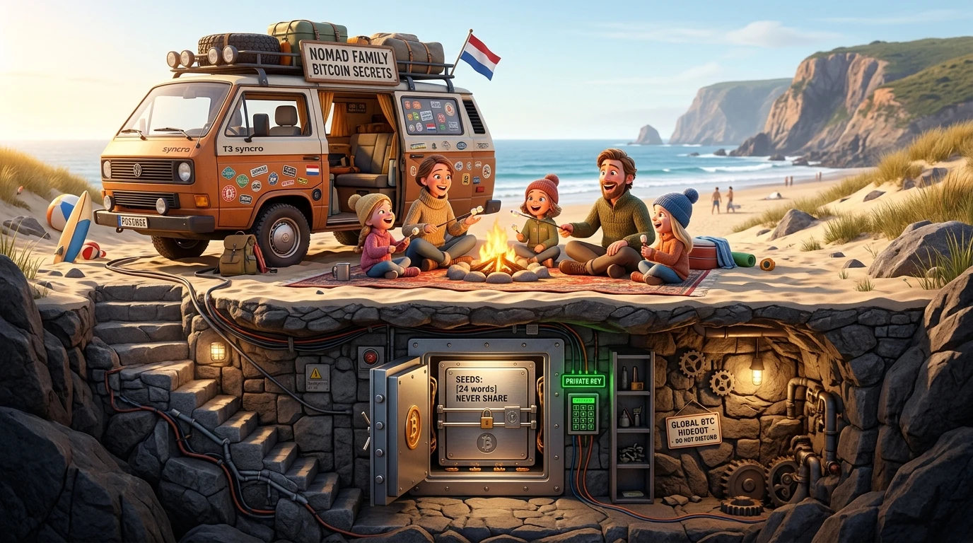 The Bitcoin Family: Selling Everything to Bury Cold Storage Seeds Across Four Continents