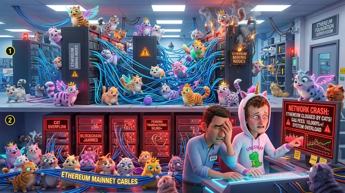 The $170,000 Digital Cats That Broke Ethereum: The 2017 CryptoKitties Mania