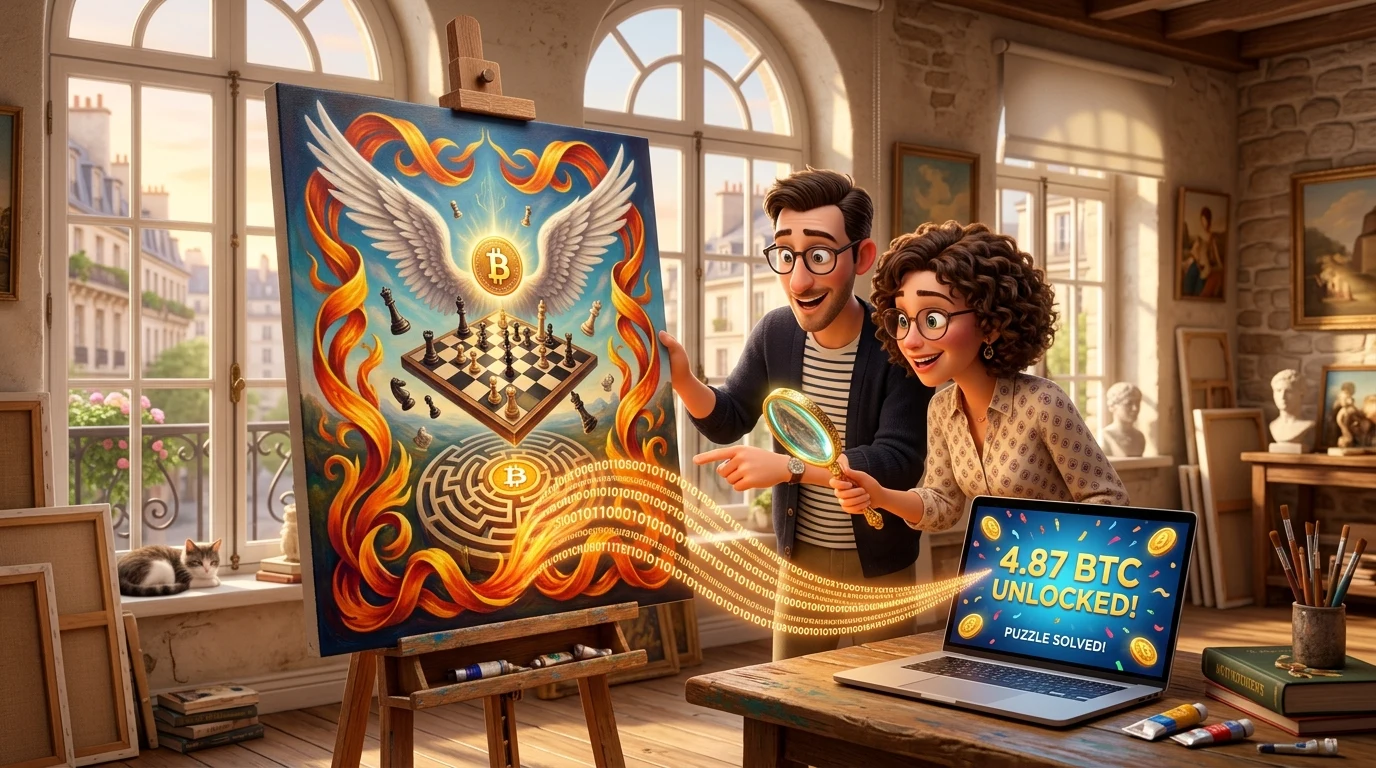 The $100K Canvas Cipher: How a Paris Painting Hid a Bitcoin Key for Three Years (1FLAMEN6)