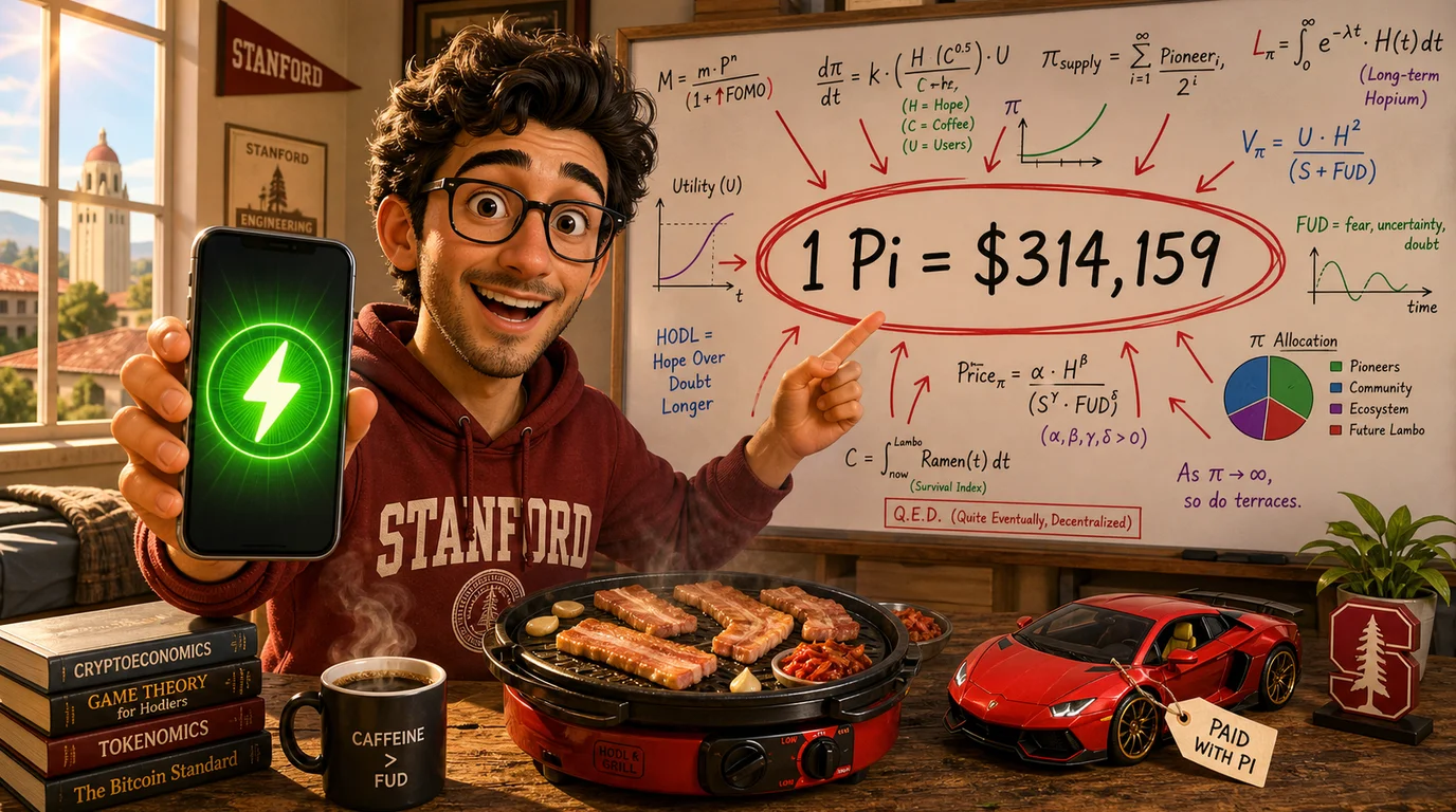 The $314,159 Mirage: Stanford PhDs, Mobile Lightning Taps, and the 60-Million Pi Network Phenomenon
