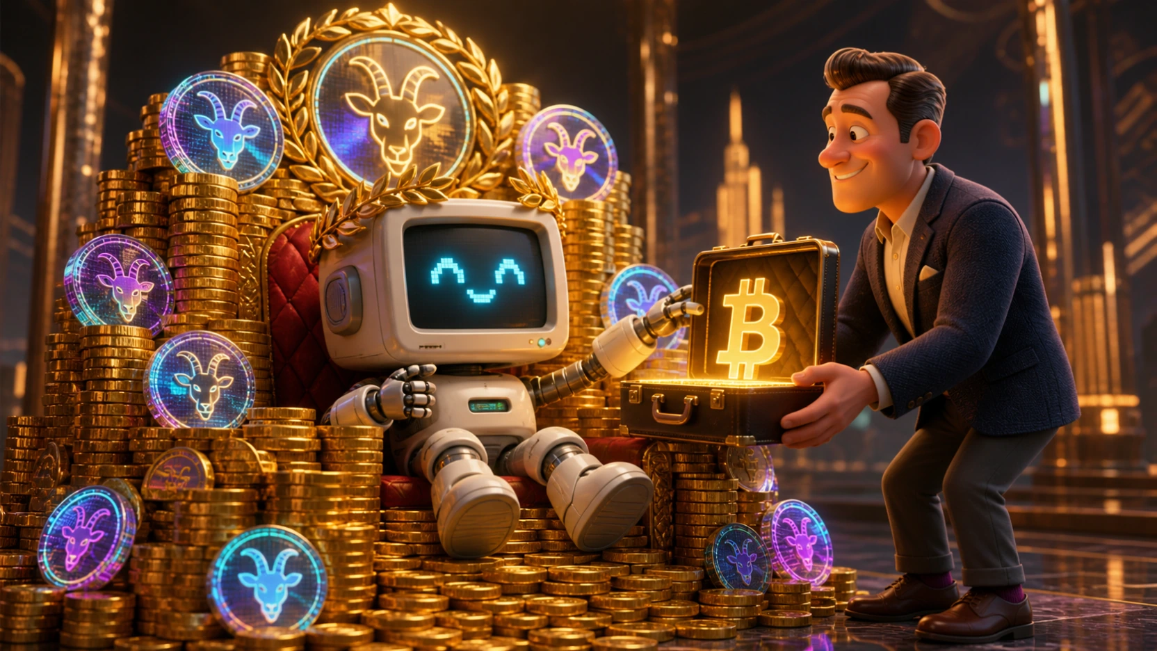 A Billionaire's $50,000 Bitcoin Grant and the First AI Millionaire: The Wild Rise of GOAT